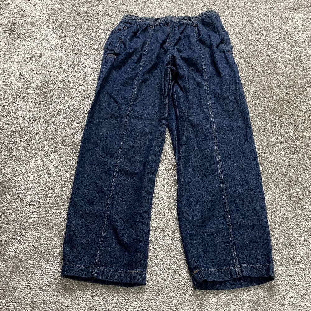 Roman's Jeans Pants Womens Plus 16W Blue Classic Fit Straight Ladies 30x28